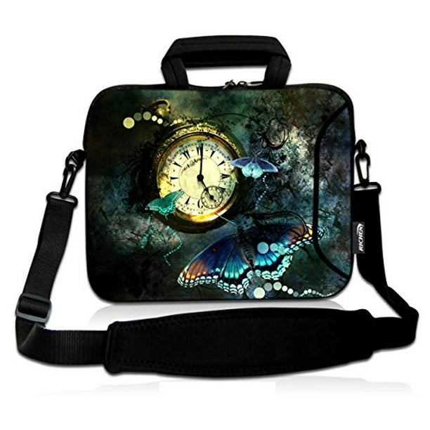 Fog Tree Art Laptop Shoulder Messenger Bag Case Sleeve for 14 Inch to 15.6 Inch with Adjustable Notebook Shoulder Strap 